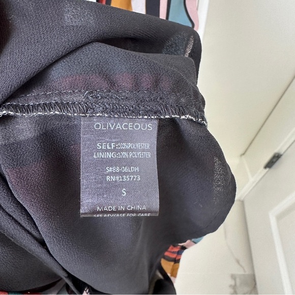 Vici Just a Dream Multicolor Striped Wrap Mini Dress Size Small - Picture 12 of 12